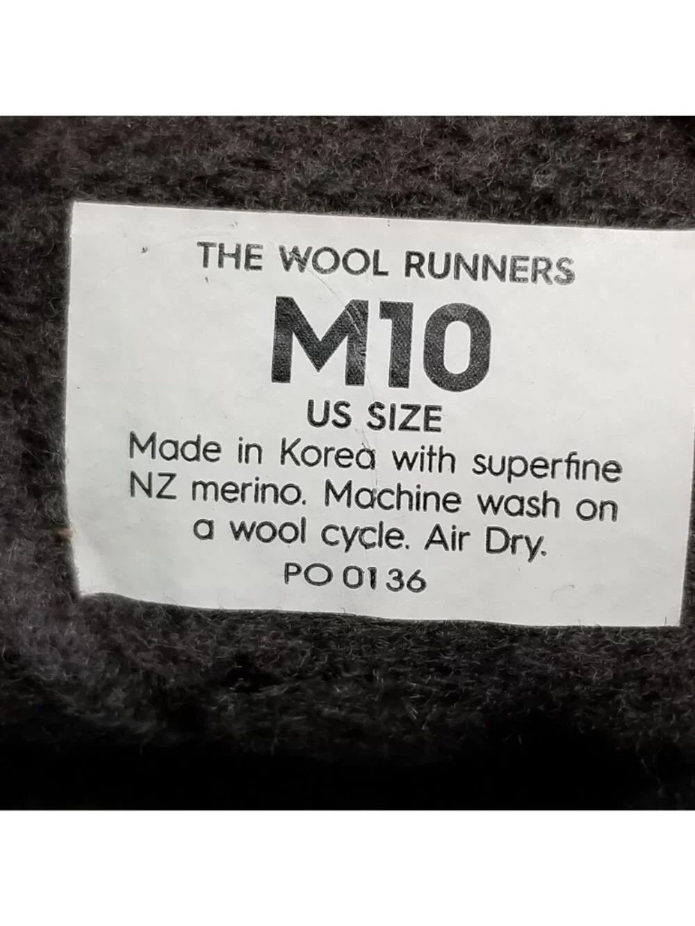 Allbirds Shoes Mens Size 10 The Wool Runners Black Merino Wool Sneakers *Read*